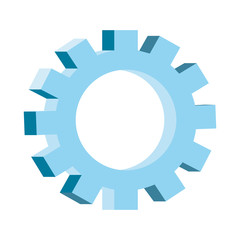 gear mechanics on white background