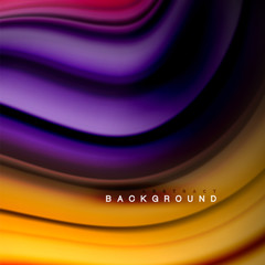 Background abstract - liquid color wave
