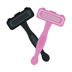 razor blades handle icons