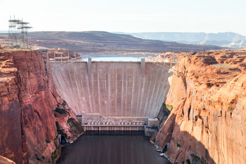 Glen Canyon Dam in Arizona USA