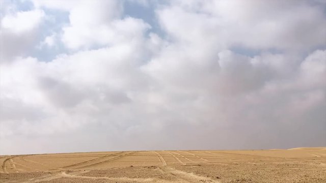 Desert and clouds
