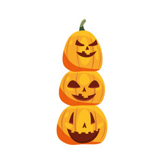 halloween pumpkin character decoration
