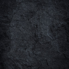 Dark grey black slate stone background or texture