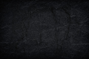 Dark grey black slate background or texture