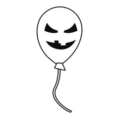 pumpkin shaped balloon decoration halloween