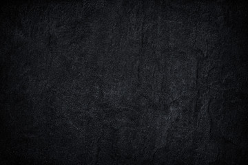 Dark grey black slate background or texture