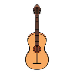 Fototapeta premium acoustic guitar instrument icon