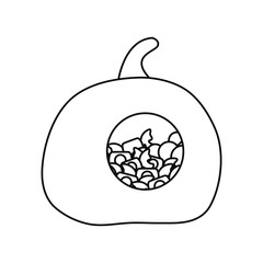 halloween pumpkin sweet candies decoration