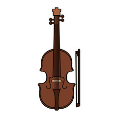 Fototapeta na wymiar classic cello instrument icon