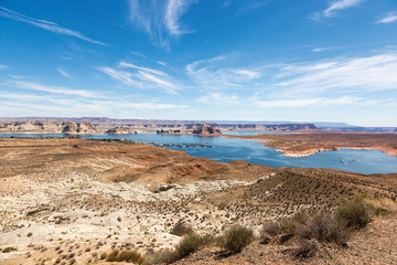 Lake Powell is popular holiday spot
