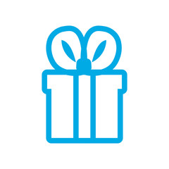 gift box on white background