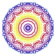 Oriental mandala. Vintage decorative elements. Vector illustration. It is super brilliant vector illustration