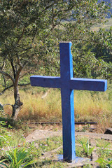 cross in cemetery