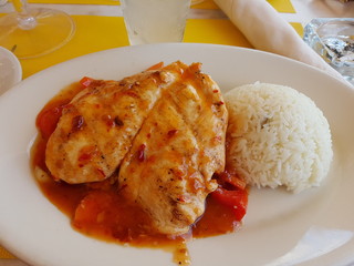 chicken with rice and vegetables