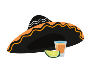 mexican hat lemon and tequila