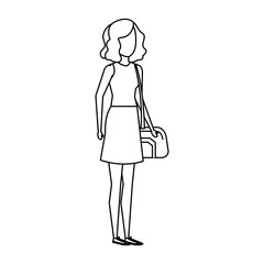 beautiful woman avatar character