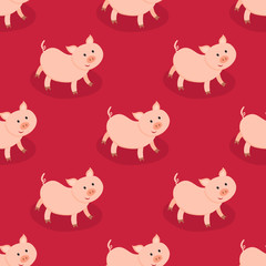 Pig Seamless Pattern