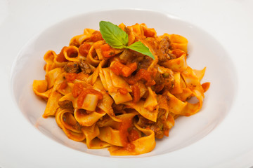 Italian pasta Bolognese