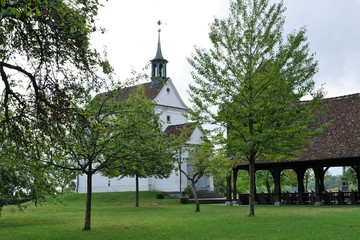 Loretto Kapaelle in Konstanz in Süd Deutschland im Sommer
