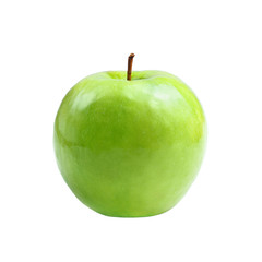 green apple granny smith on white isolated