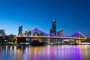 Obraz na płótnie Canvas Story Bridge Brisbane Australia