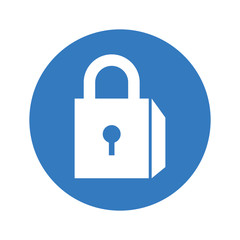safe secure padlock icon