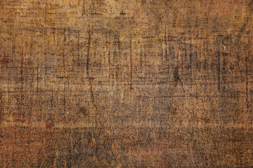 background and wallpaper or texture of old rusty iron plate or rusty metal surface. are like a good grunge and retro vintage style.