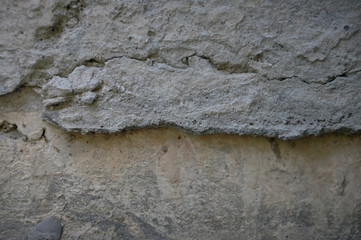 Old wall with cracked