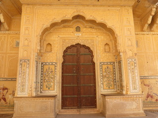 Fototapeta na wymiar Fort de Nahargarth à Jaipur au Rajasthan en Inde