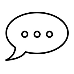 speech bubble message icon