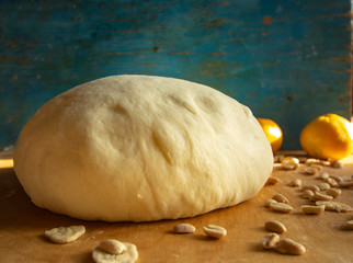 yeast dough for stollen