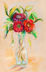Bouquet of autumn flowers