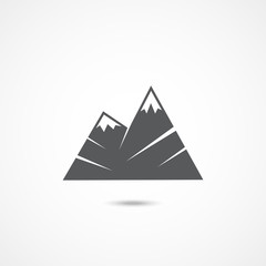 Mountain flat icon
