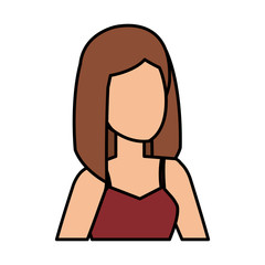 beautiful woman avatar character