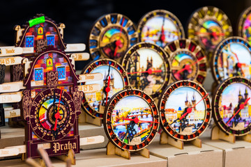 prague clock tower souvenir