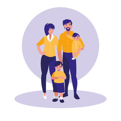 group of family members characters