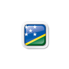 Solomon Islands flag, vector illustration on a white background