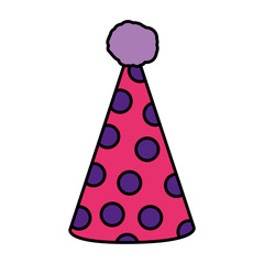 party hat isolated icon