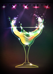 Disco Cocktail background