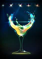 Disco Cocktail background