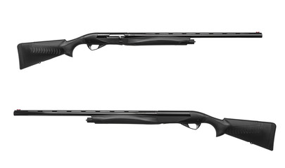 Shotgun isolated on white