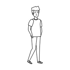 young man avatar character