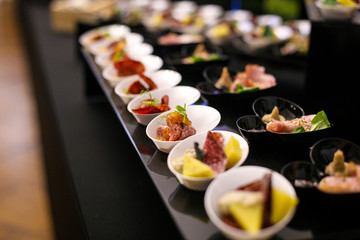 Fine dining appetisers