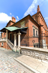 Old Synagogue, Szeroka street in Jewish district Kazimierz, Krakow, Poland.