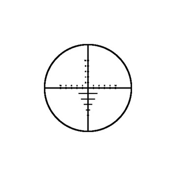 black scope sight target aiming clip art preview