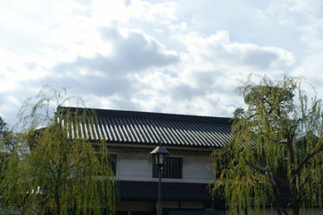 Fototapeta na wymiar 日本の倉敷の秋の風景