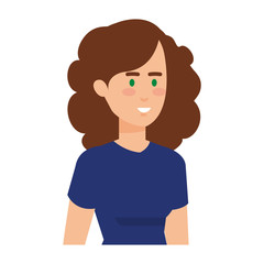 beautiful woman avatar character