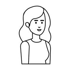 Obraz premium beautiful woman avatar character