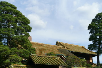 Fototapeta na wymiar 日本の倉敷の秋の風景