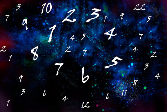Numerology and space, world of figures